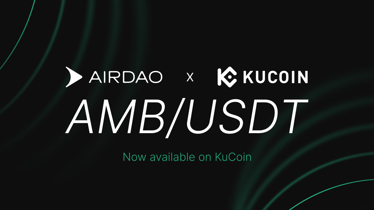 KuCoin Lists AirDAO's $AMB Token with a $USDT Pair