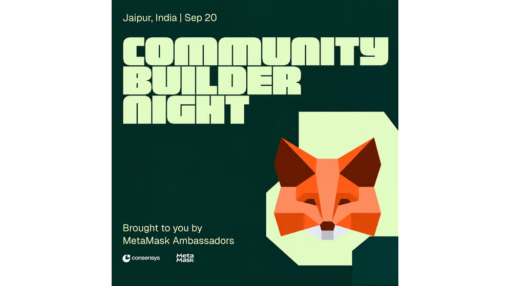 MetaMask Community Builder Night Jaipur