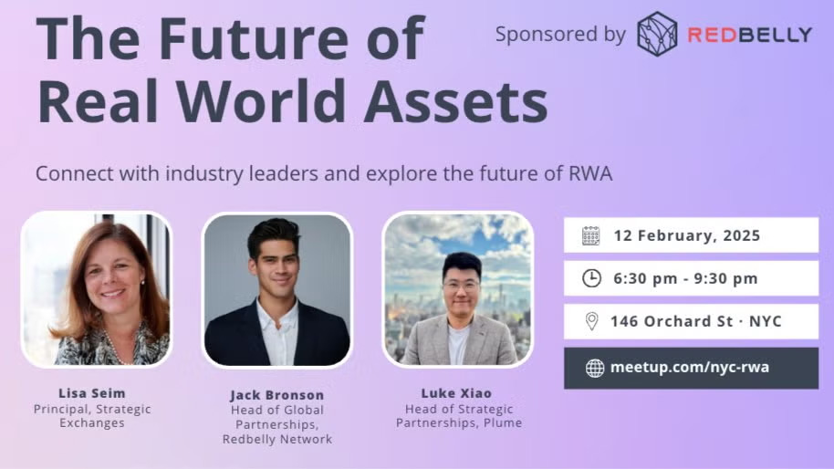 NYC RWA Meetup - The Future of RWAs