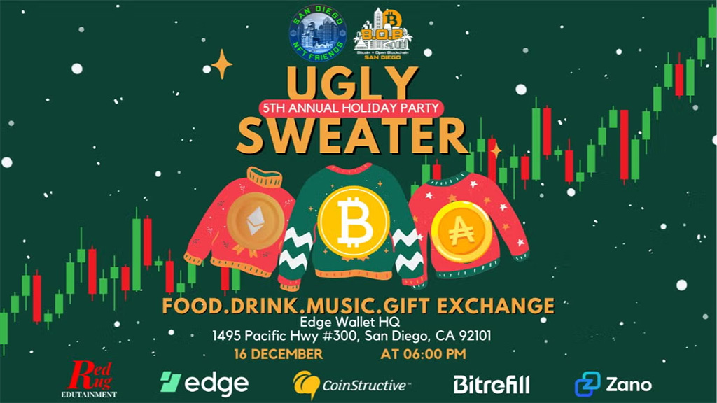 San Diego Crypto Ugly Sweater Holiday Party