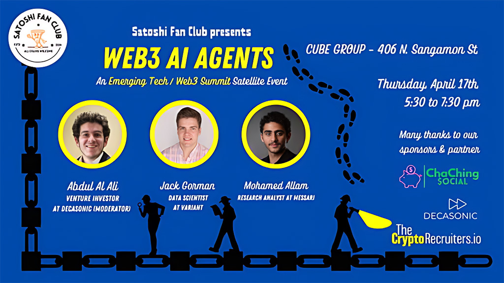 SatoshiFanClub Chicago - Web3 AI Agents!
