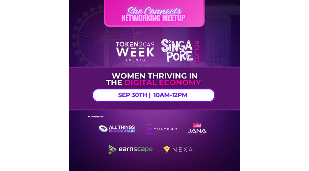 She Connects Networking Meetup @ TOKEN2049 Singapore 2025