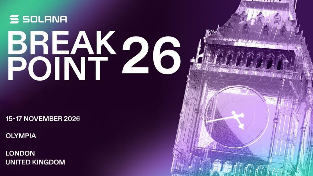Solana Breakpoint 2026 London