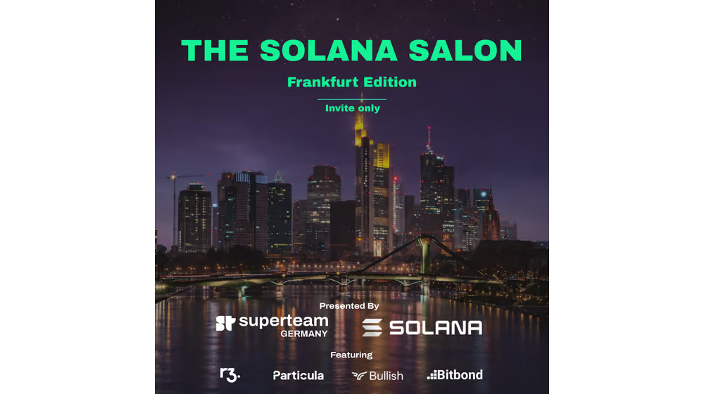 Solana Salon - Frankfurt Launch