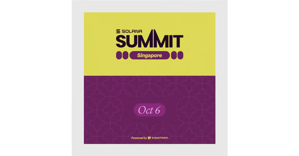 Solana Summit Singapore 2026
