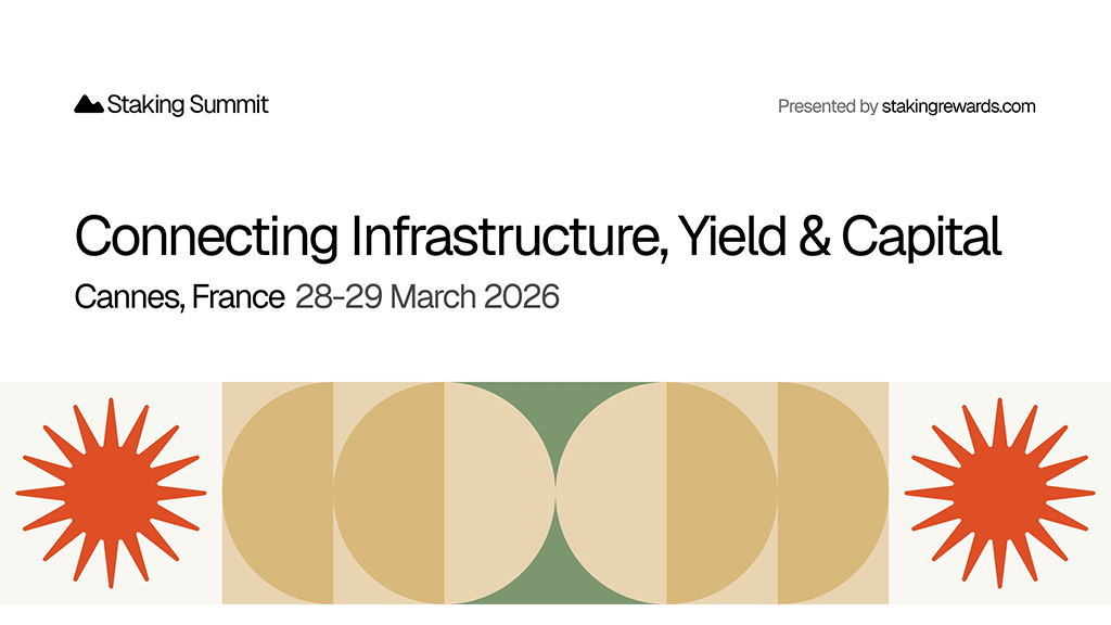 Staking Summit 2026 Cannes