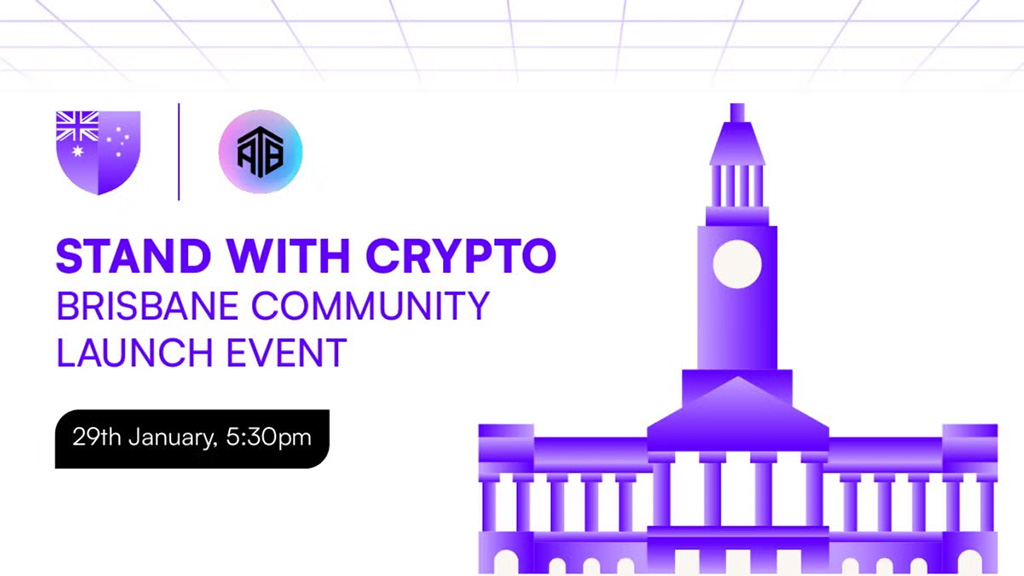 Stand With Crypto Brisbane Community Launch Event