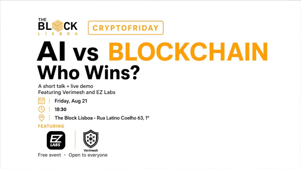 The Block Lisboa - AI vs Blockchain