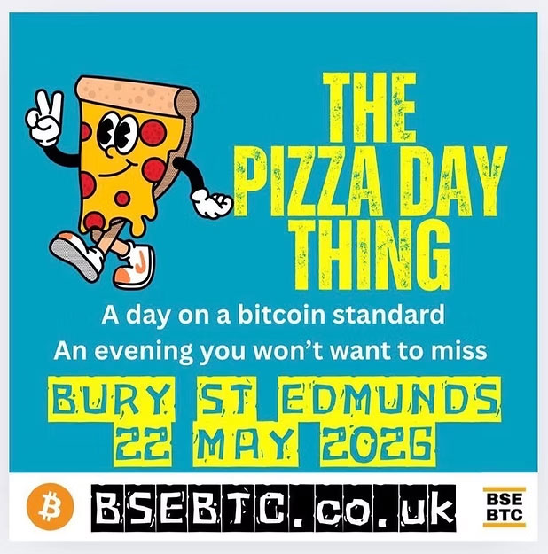 Bury St Edmunds Bitcoiners - The Pizza Day Thing