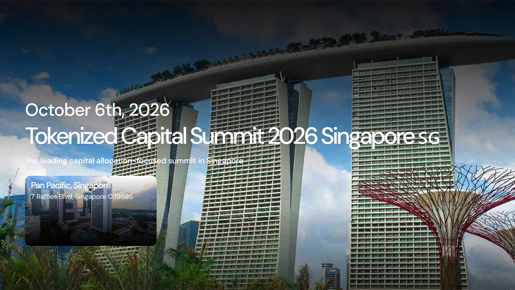 Tokenized Capital Summit 2026 Singapore