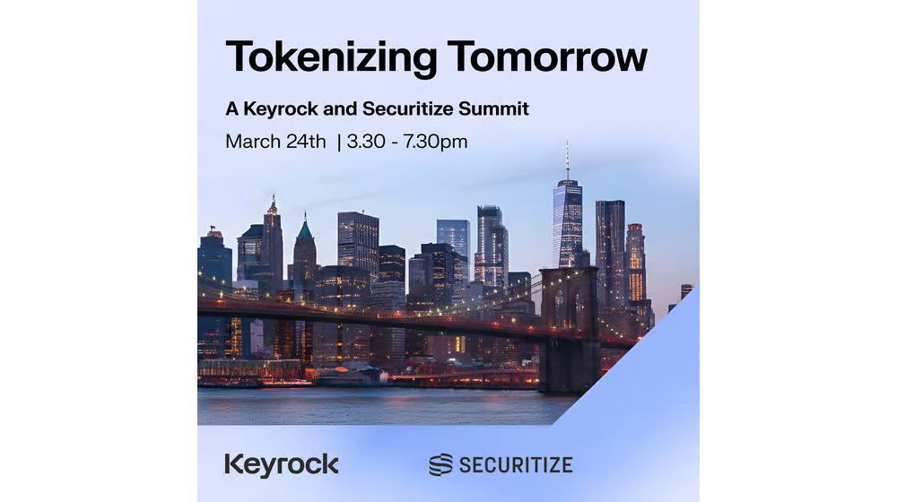 Tokenizing Tomorrow - A Keyrock and Securitize Summit