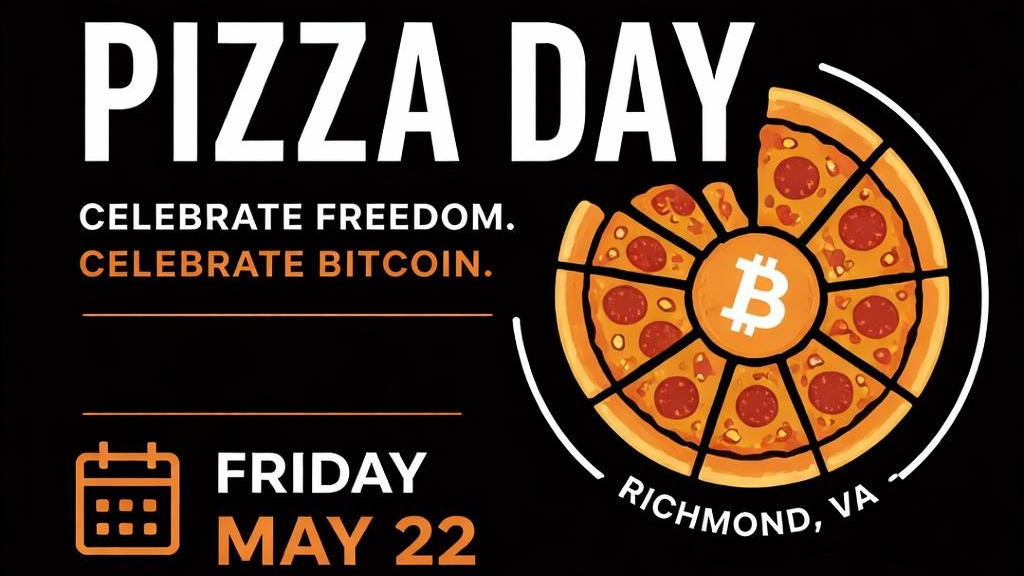 Virginia Blockchain Council - Bitcoin Pizza Day