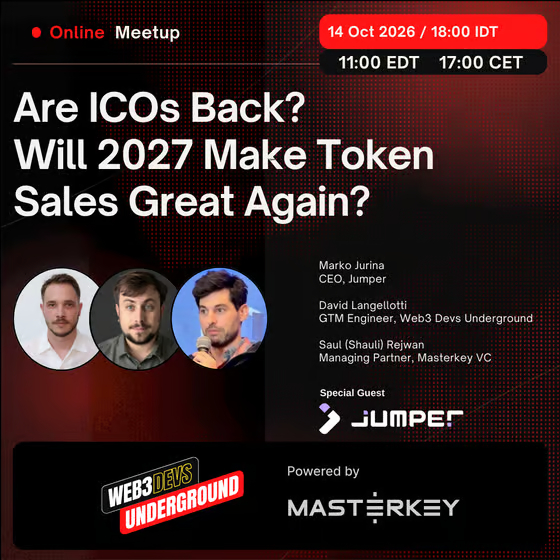 Web3 Developers Underground Webinar