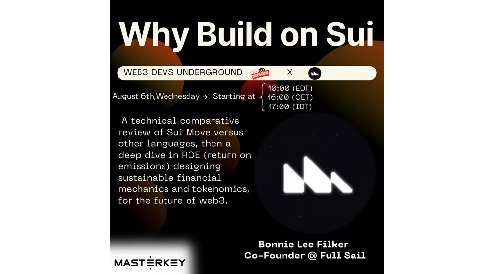 Web3 Developers Underground Webinar - Why Build on Sui