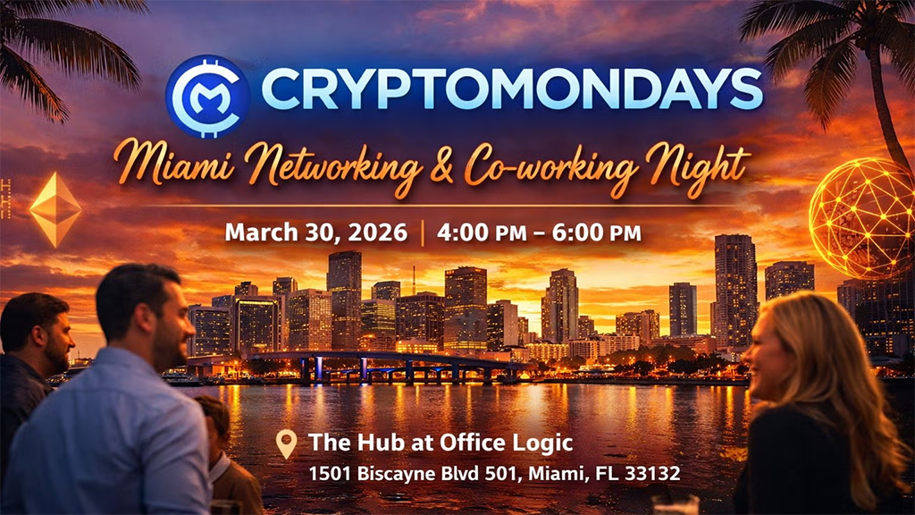CryptoMondays Miami Networking & Co-Working Night