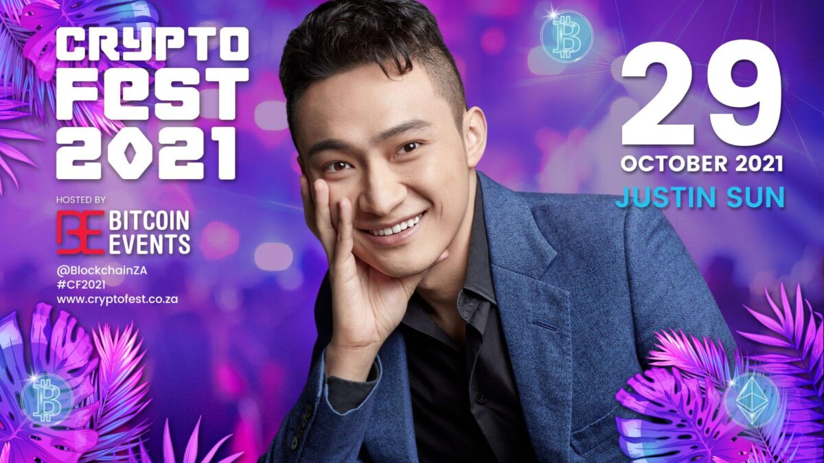 Bitcoin Events Confirms Crypto Whiz Kid Justin Sun as Keynote Speaker at Crypto Fest 2021